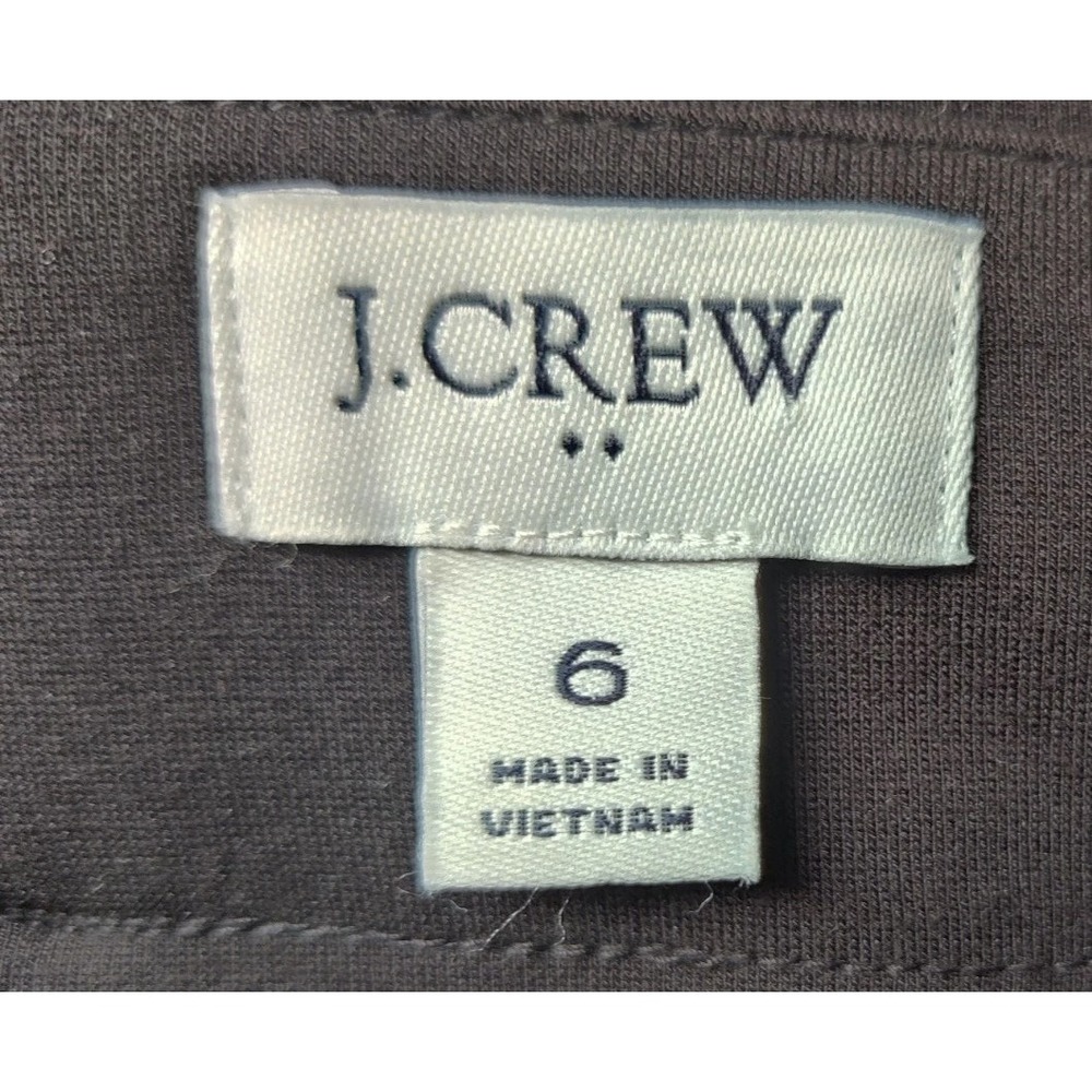 J. Crew Women's Pencil Skirt Black Back Slit - Picture 3 of 5